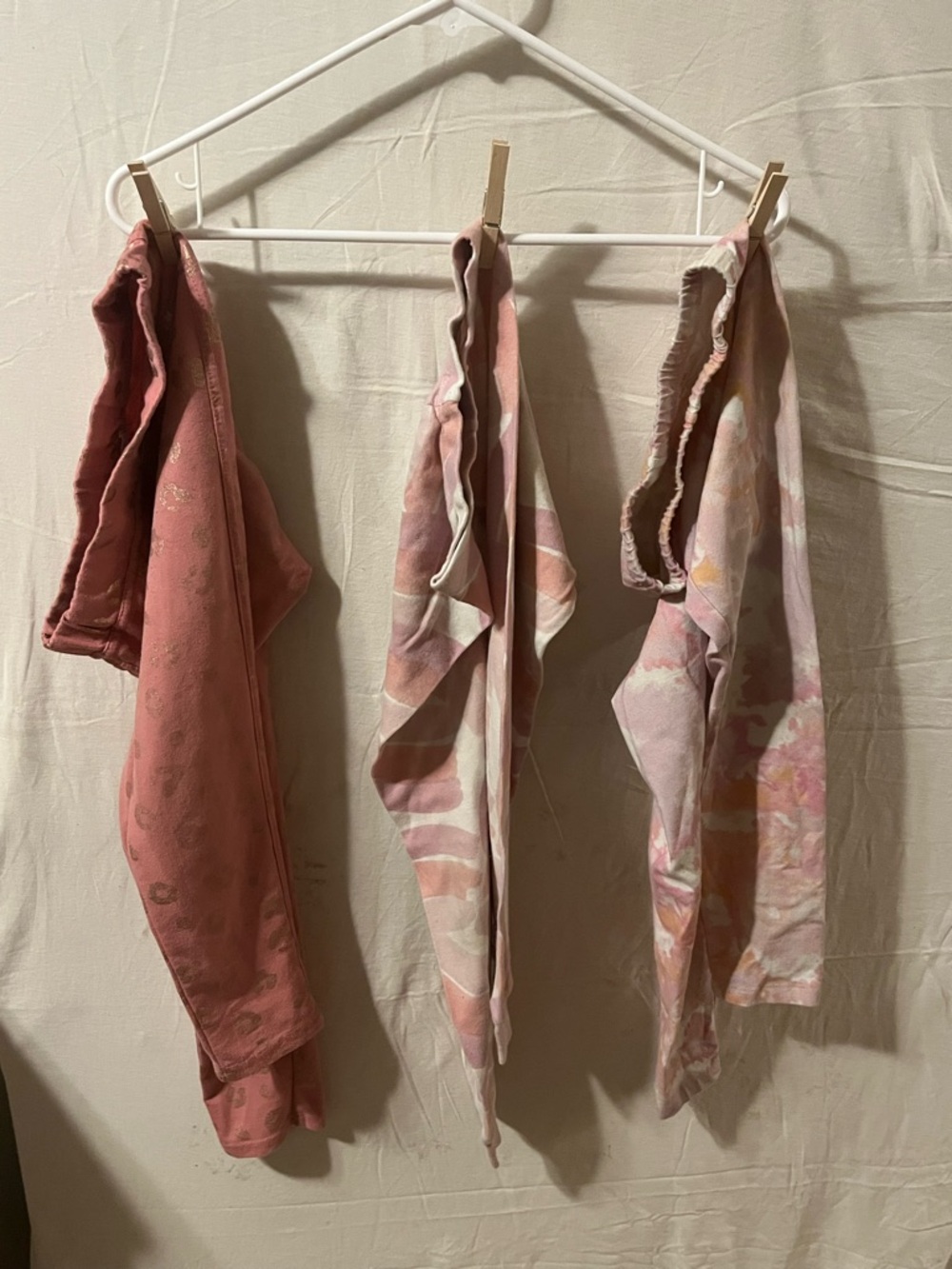 Kids Pink Patterned Leggings - Soft Everyday Stretch